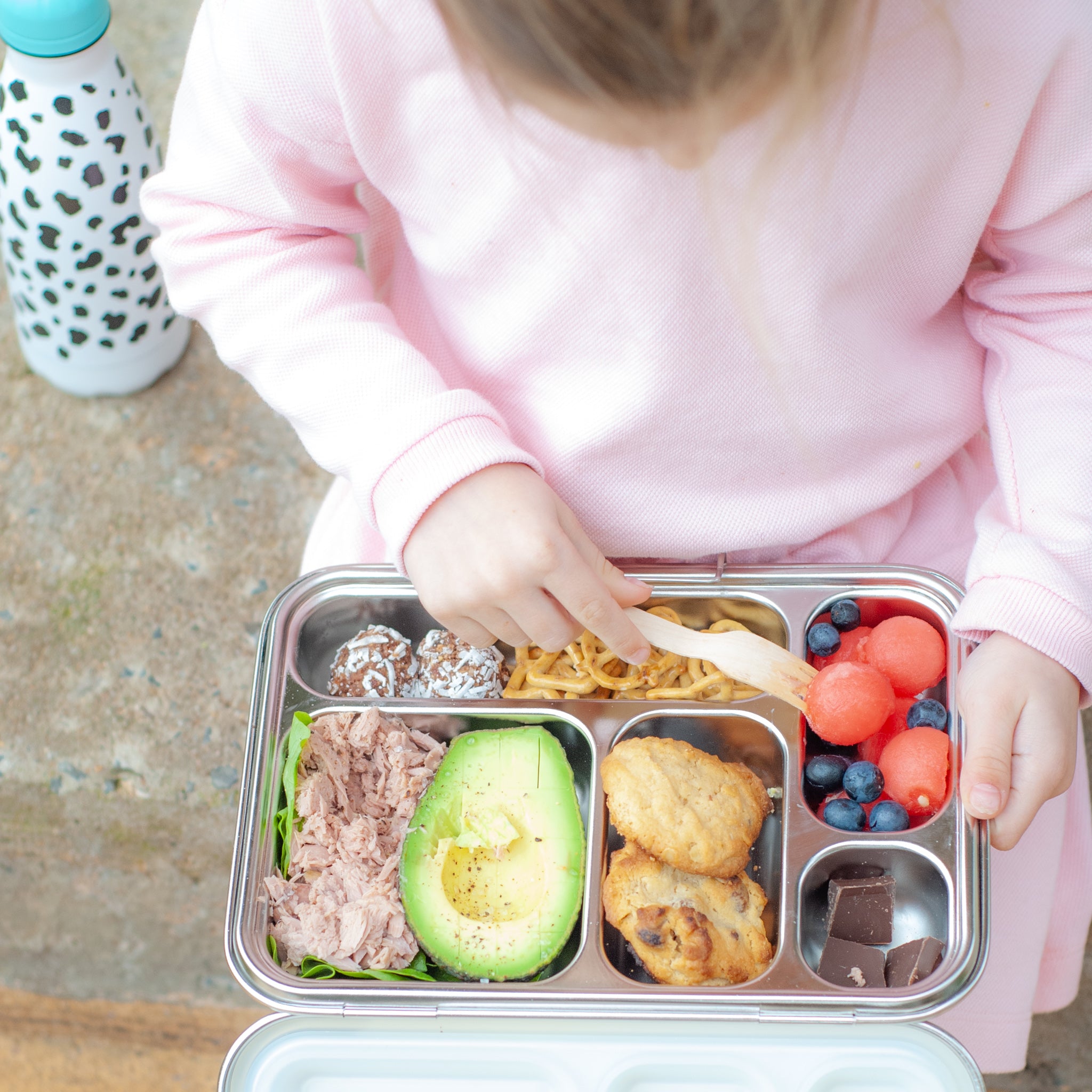 Omiebox Smarter Bento Box - Waste Free Lunch Kits That Fit 