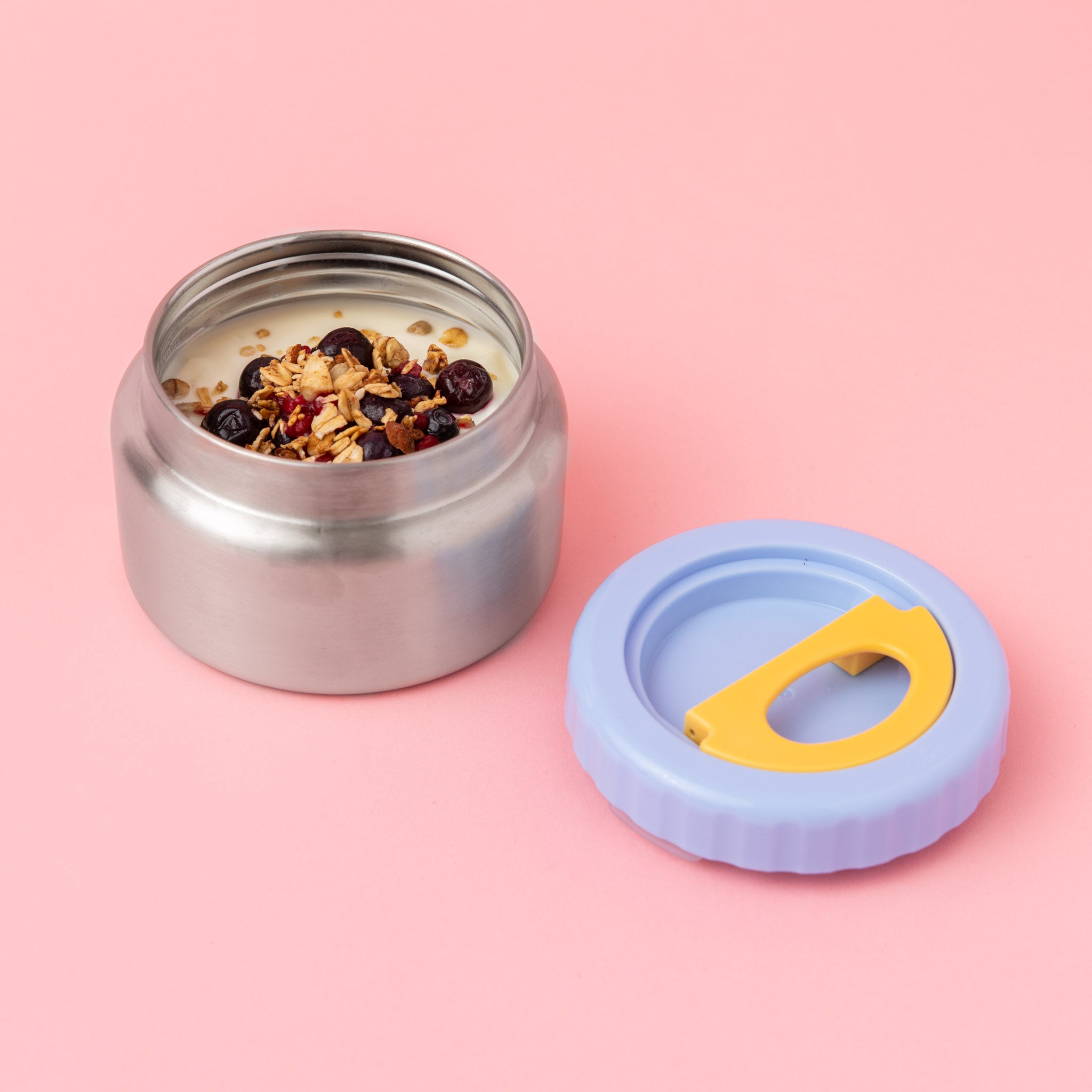 250ml Stainless Steel Insulated Food Jar (blue)