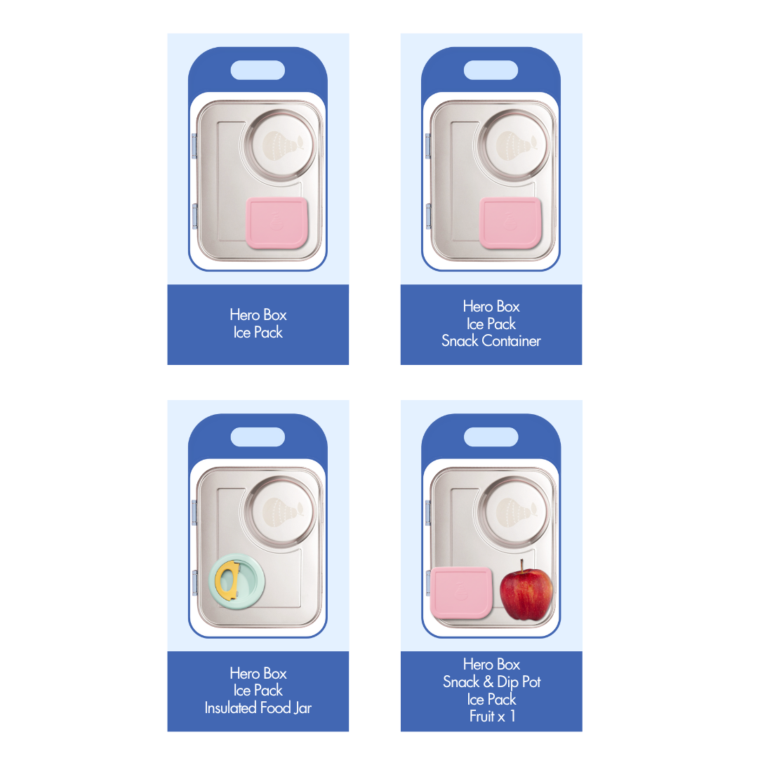 schematic of what fits in our neoprene lunch bag