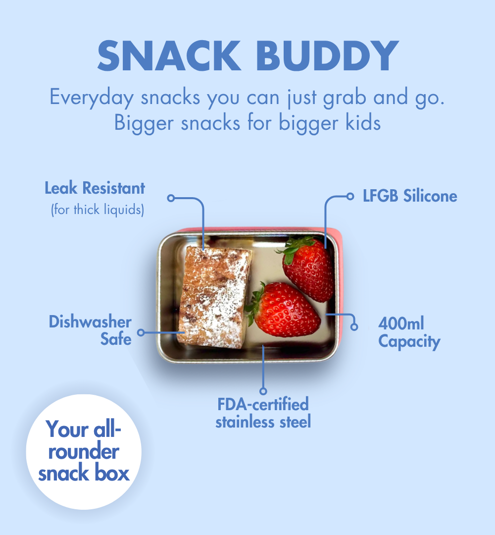 Snack Buddy (Blue) - Modular Lunch Box System