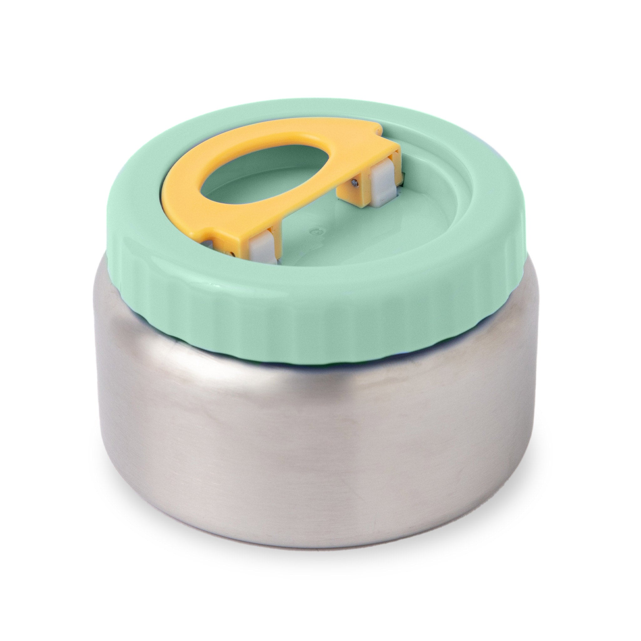 remoavable insulated food jar with mint lid