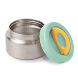 removable insulated food jar with mint lid 