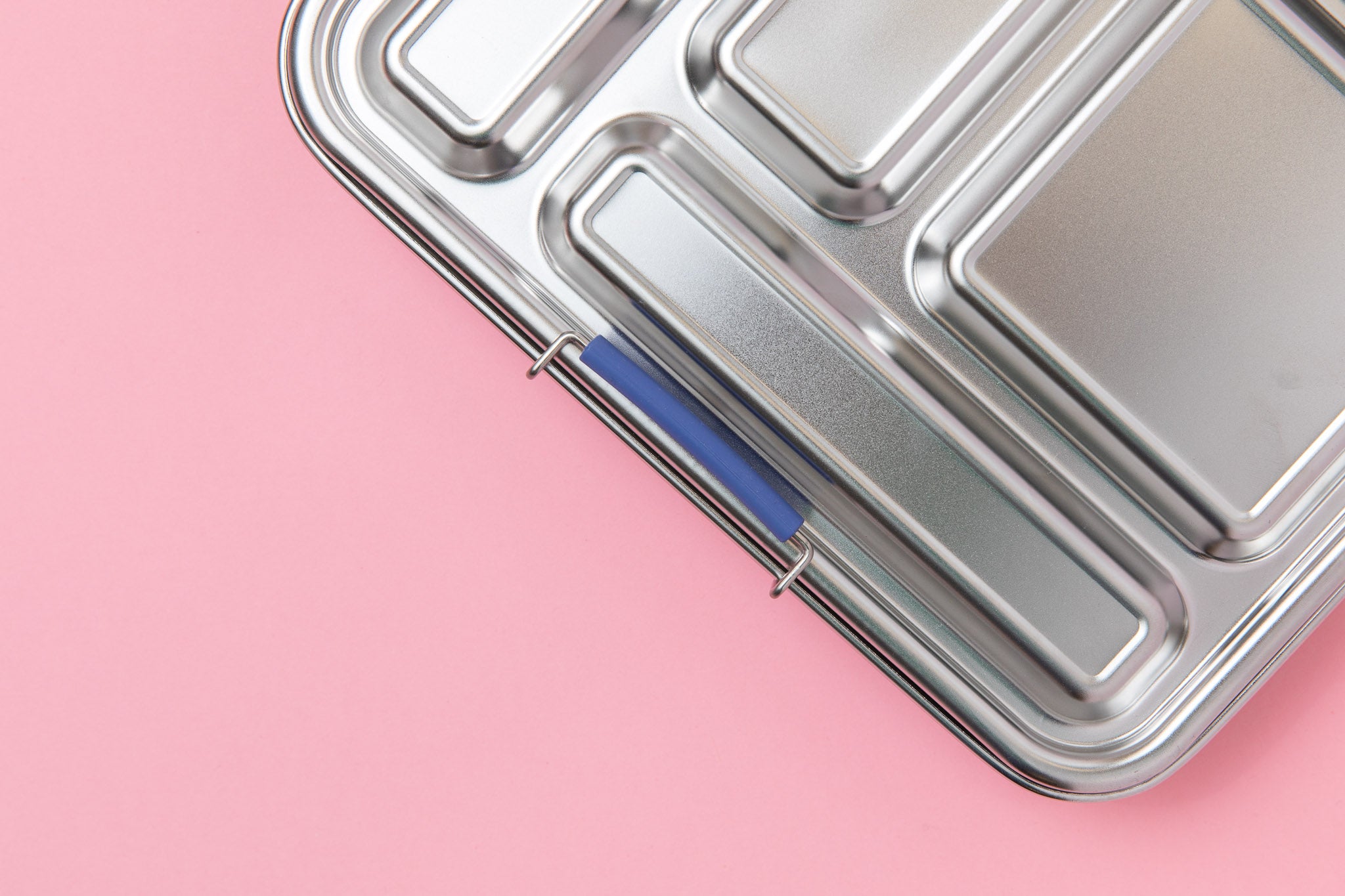 leak proof stainless steel lunch box indigo - nudie rudie lunch box