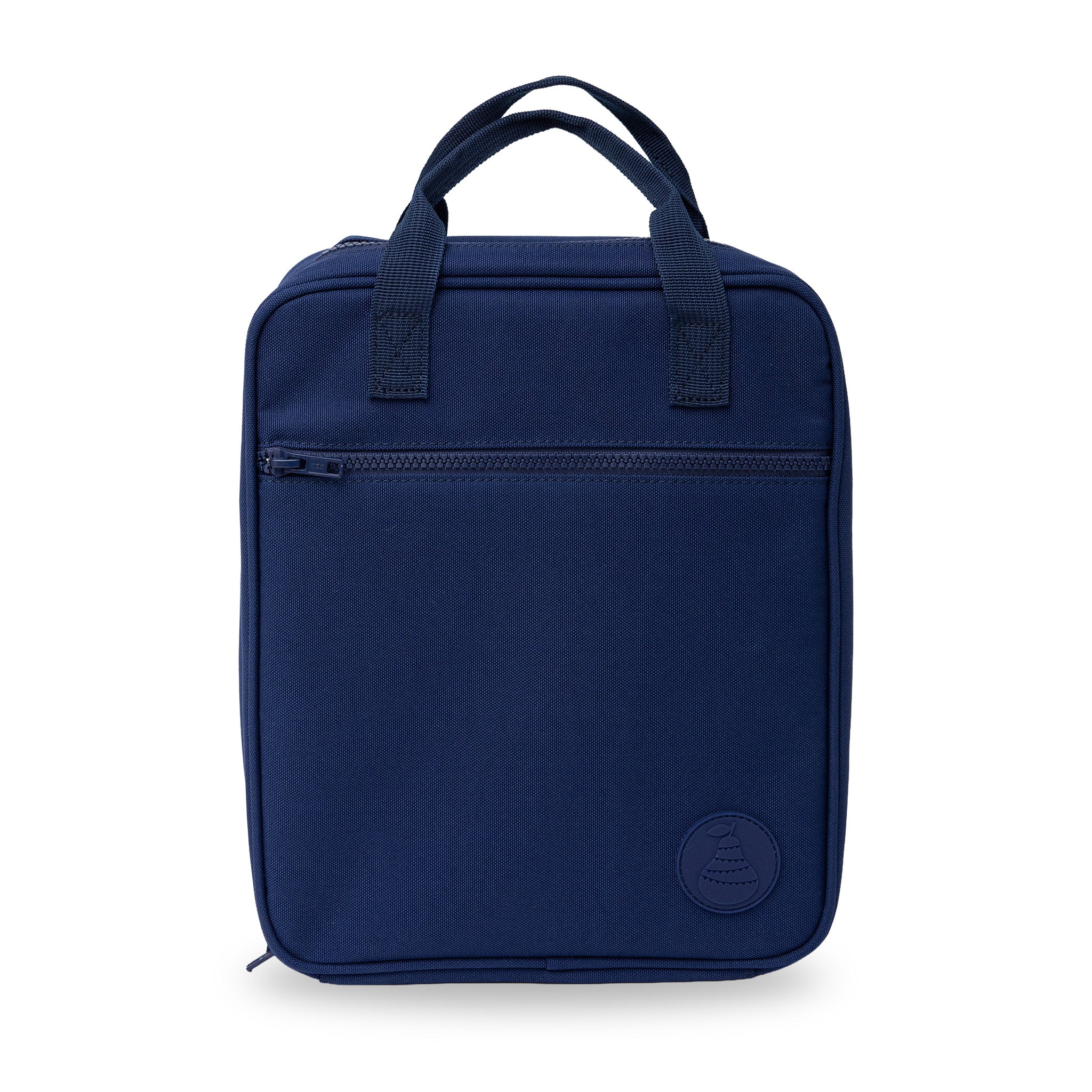 Navy Jumbo Lunch Bag fron view 