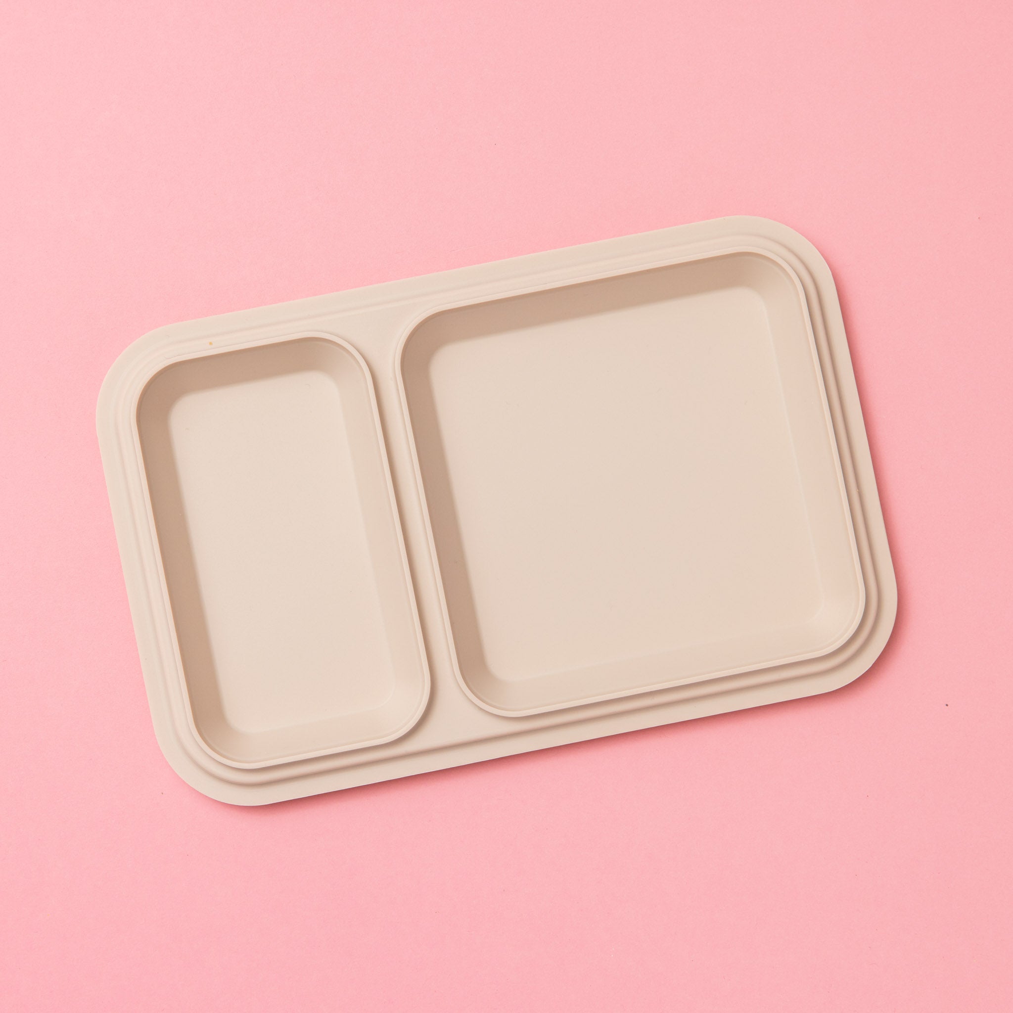 oatmeal silicone replacement seal for our 2 compartment lunch box
