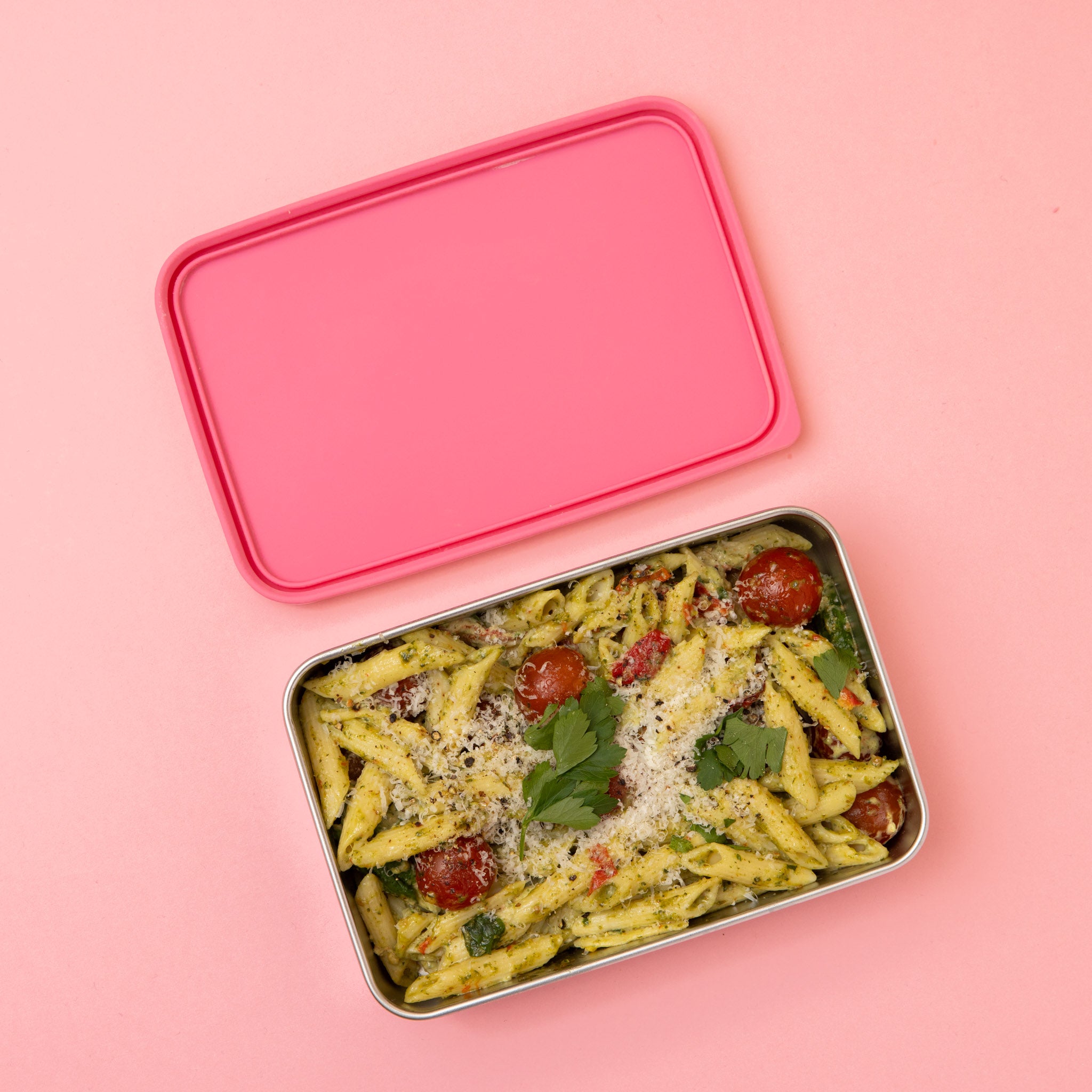 Pink Color Lunch Box Salad Pod (Pink) - Modular Lunch Box System