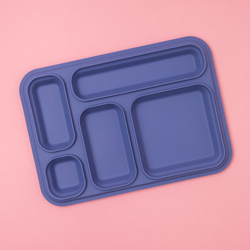 Indigo replacement seal for 5 compartment stainless steel lunch box 