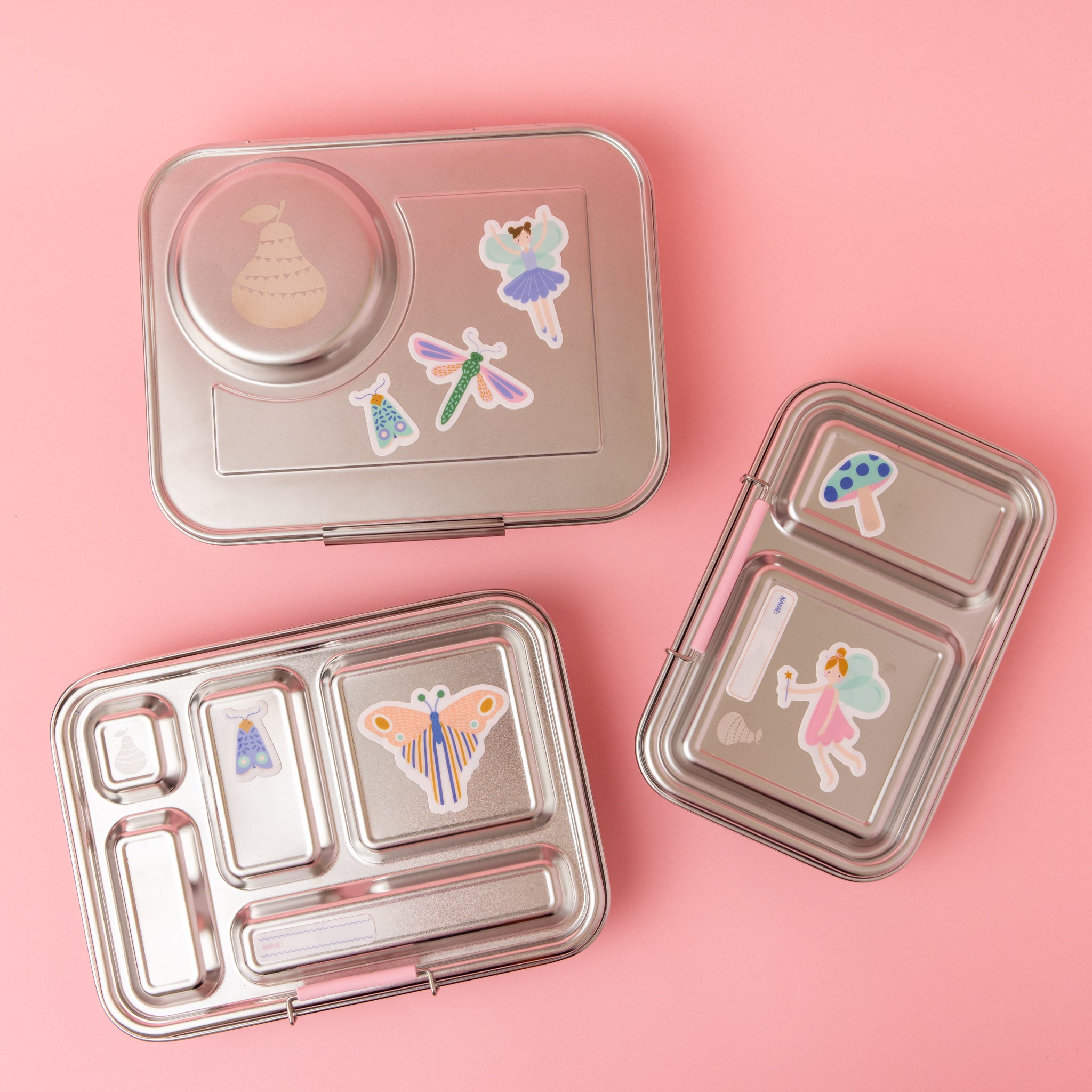 Lunch Box Customized Sticker Reusable Lunch Box Stickers - Fairy Garden Magic