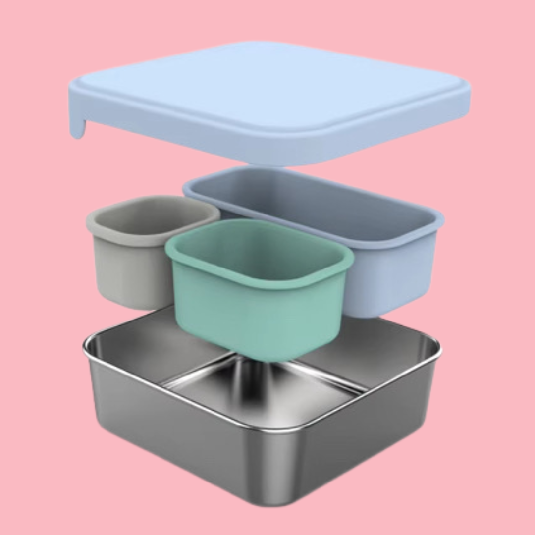 Sandwich Pod (Blue)  - Modular Lunch Box System