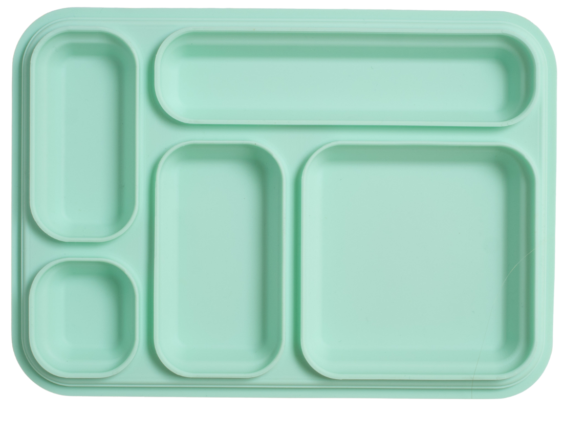 mint silicone seal for leak proof stainless steel lunchbox. nudie rudie lunch box